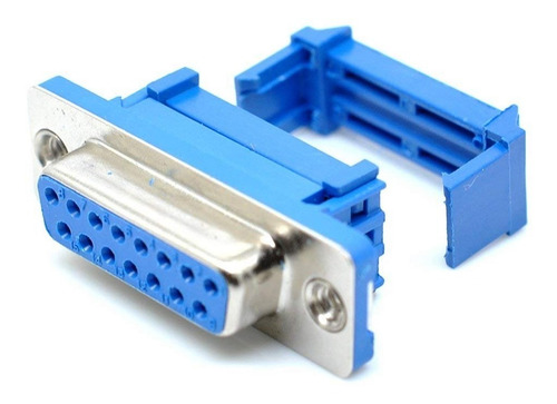 Conector Db15 Hembra P/cable Plano Idc Paq3pzas