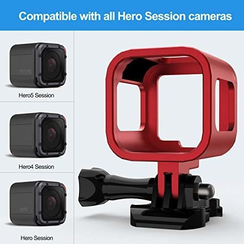 Carcasa Marco Aluminio Para Gopro Hero 5 Session 4 Cnc