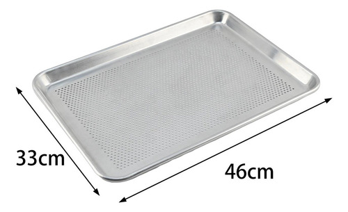 Bandeja Perforada Para Hornear, Bandeja Para Horno, 46x33cm