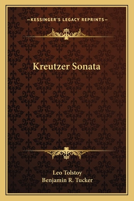Libro Kreutzer Sonata - Tolstoy, Leo Nikolayevich, 1828-1...