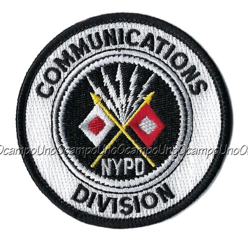 Us New York Police Dept Communications Division Patch. Nuevo