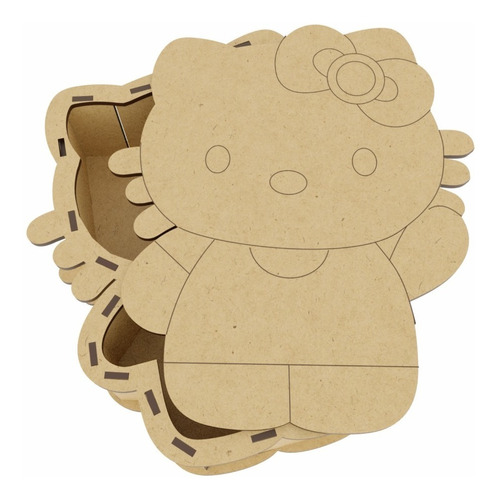 Caja Para Dulces Chocolates Regalo Hello Kitty Art2983