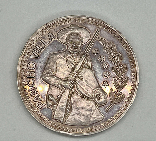 Moneda 5 Onzas Plata Pancho Villa