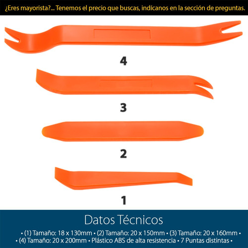 10 Sets Herramienta Quita Broches Grapas Auto Molduras Clips