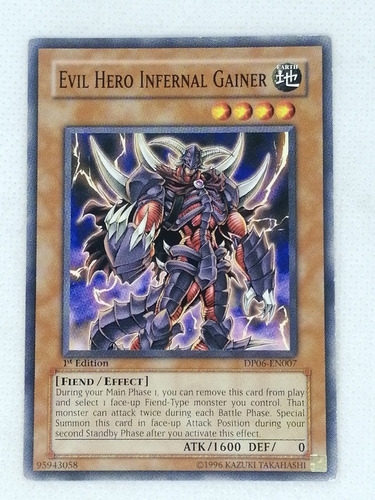 Evil Hero Infernal Gainer Comun Yugioh
