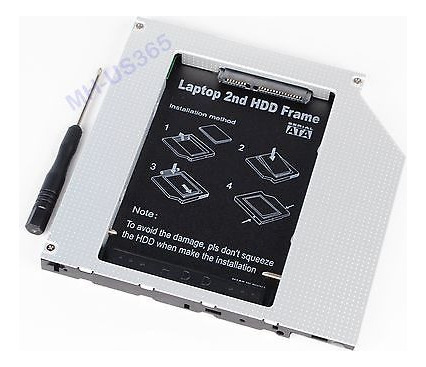 9,5 Mm Pata Ide 2 º Disco Duro Hdd Caddy Adaptador Para Dell