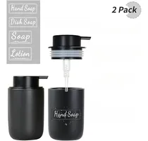 Comprar 2 Dispensador De Jabón De Cerámica Boca Ancha 325ml 2pack
