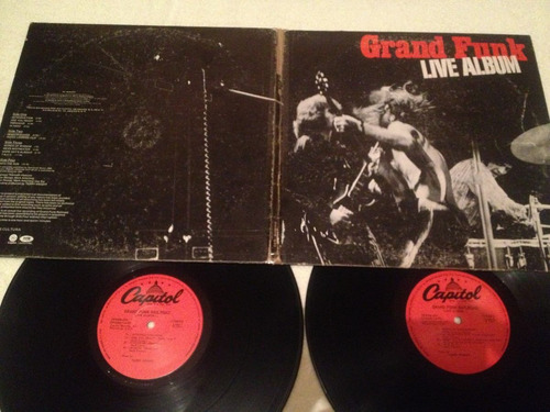 Grand Funk Live Album Doble Discos De Vinil Rock 70s 