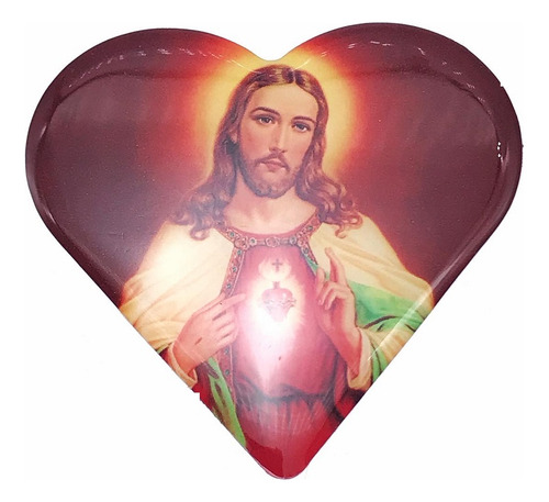 Adesivo Sagrado Coração De Jesus Para Carro