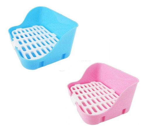 Caja De Arena Para Conejos, 2 Uds., Jaula Para Orinal Para