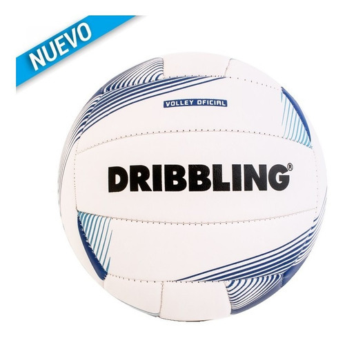 Pelota Volley Drb Classic Bl/az Unisex Color Blanco/Azul