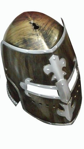Casco Gladiador Dorado E-17-2495 Disfraz Halloween  Xy008579