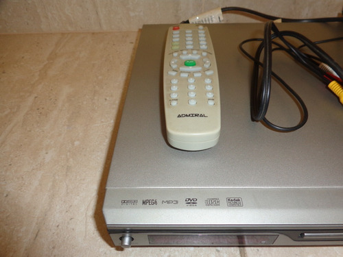 Reproductor De Dvd Admiral Dva-807 C-remoto Funcionando !!!