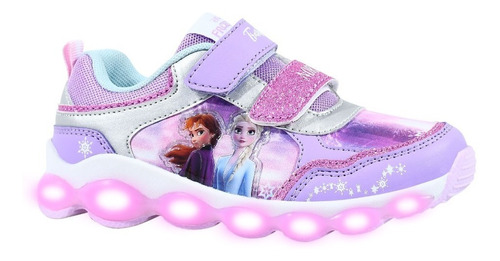 Zapatillas Disney Frozen Con Luces Licencia Original Footy