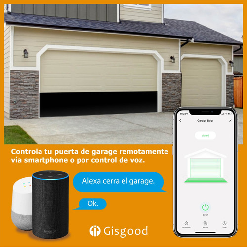 Switch Porton Garage Wifi Smart Life Sensor Contacto Seco