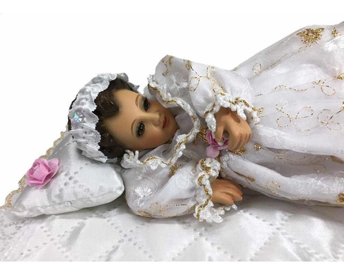 Imagen 6 de 9 de Divina Infantinta O Natividad De María 23 Cm Ojos Abiertos