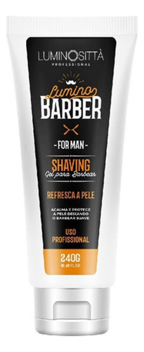 Gel Para Barbear Shaving Mentolado 240 Gr - Luminosittà