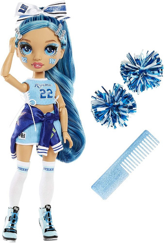 Muñeca Rainbow High Cheer Skyler Bradshaw Blue Cheerleader