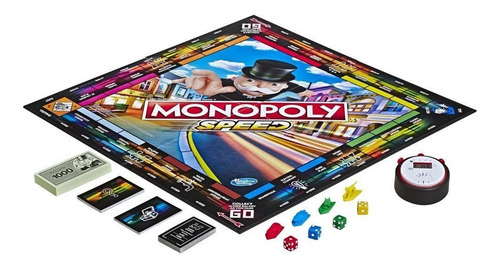 Imagen 2 de 3 de Juego De Mesa Monopoly Speed