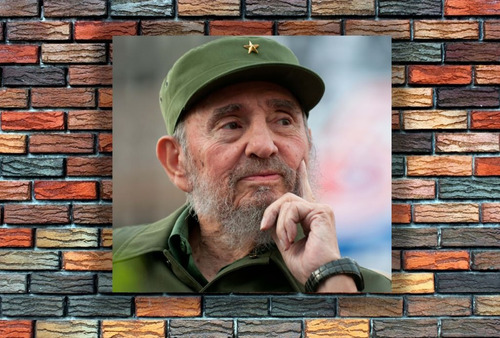 Cuadro 30x30cm Fidel Castro Revolucion Cuba Che M2