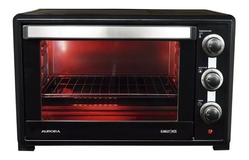 Horno de mesa eléctrico Aurora KANKAY M35 35L negro 220V