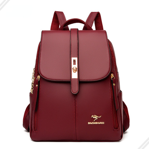 Bolsa Feminina De Costa Couro Social Bag Moda Luxo Elegante Cor Vermelho