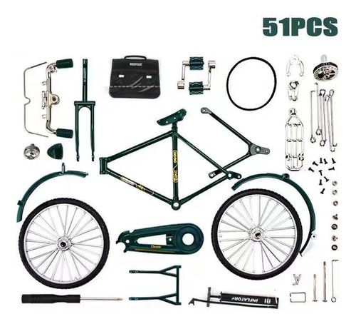 Diy Montaje Modelo De Bicicleta, Simulación Mini Modelo