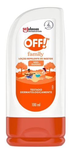 Repelente De Insetos Off! Loção Family 100ml