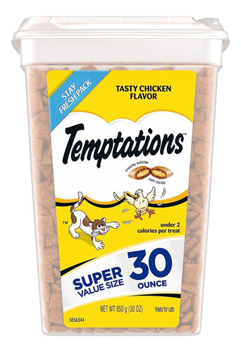 Galletas Temptations Para Gatos  30 Oz.sabor Pollo