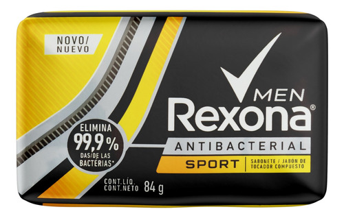 Sabão em barra Rexona Antibacterial Sport Men de 84 g