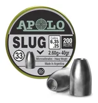 Comprar Balines Apolo Slug 6.35 40 Gr Lata X200 Pcp Aire Comprimido