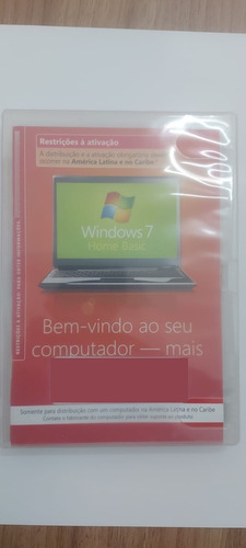 Box Dvd Microsoft Windows 7 Home Basic 32 Bits