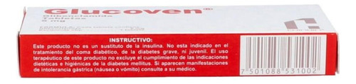 Glucoven 5 Mg Caja Con 30 Tabletas