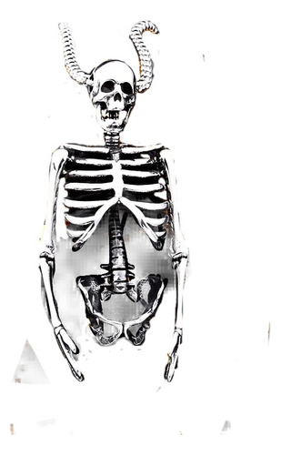 Ghost Store Lm Collar Hombre Esqueleto Calavera Acero Inox 
