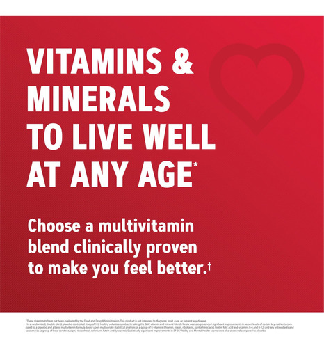 Suplemento Multivitamínico Gnc Mega Men 50 Plus 60 Comprimid