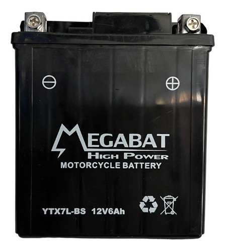 Bateria Megabat Ytx7l-bs (no Envios)