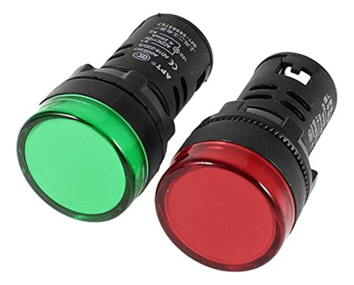 Luz Piloto 22mm Led 220v Verde