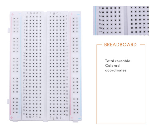 Breadboard Experiment Board Breadboard 400 Contactos