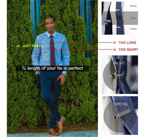 A Juego De Clips De Corbata For Boda, Negocio, 4 Piezas