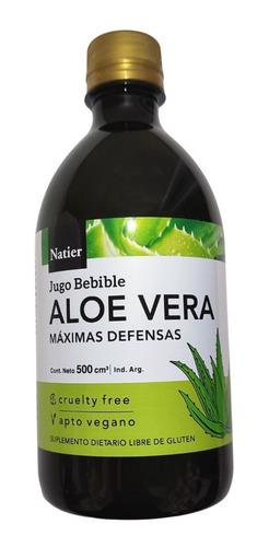 Aloe Vera Bebible 100% Natural Defensas X500ml | Natier  