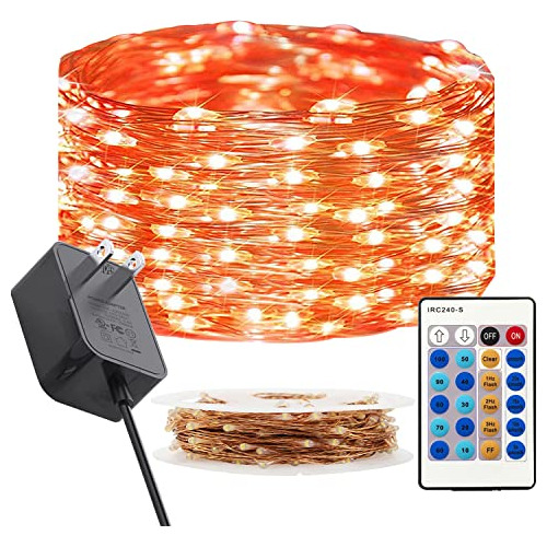 Luces De Hadas De Alambre De Cobre De 33 Pies 100 Led, ...