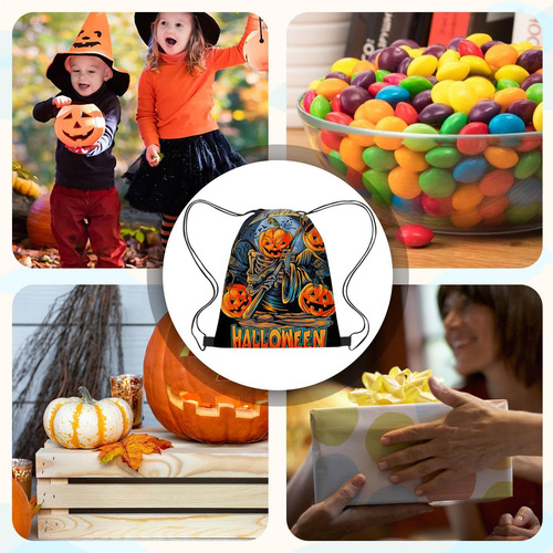 Bolsas De Regalo Con Cordón Para Halloween Bolsas De Regalos