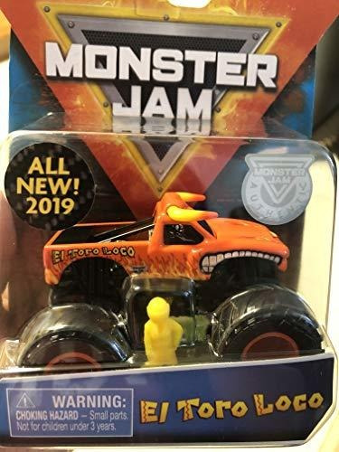 Mj 2019 Spin Master El Toro Loco Monster Jam - Escala 1:64.