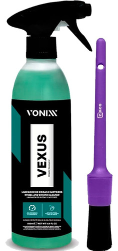 Vexus 500ml Vonixx E Pincel Limpa Rodas E Motor Sem Esforço