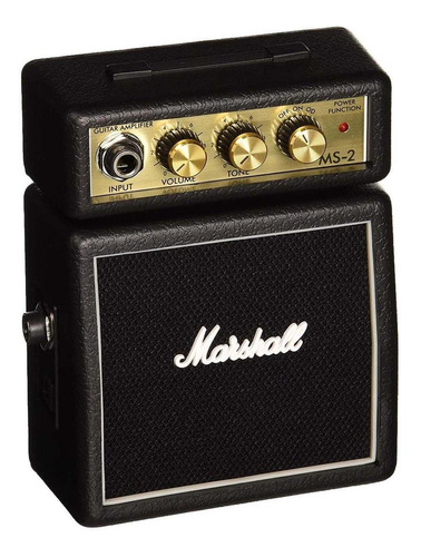 Mini Amplificador De Guitarra Marshall Ms-2 Negro