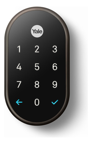 Nest X Yale Lock (bronce Frotado Con Aceite) Con Nest Connec