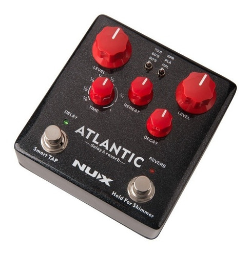 Imagen 2 de 4 de Pedal de efecto NUX Verdugo Atlantic NDR-5 negro