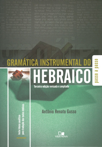 Livro Antônio R.gusso - Gramática Instrumental Do Hebraico