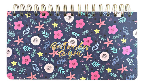 Planificador Semanal Planner Flores Kawaii