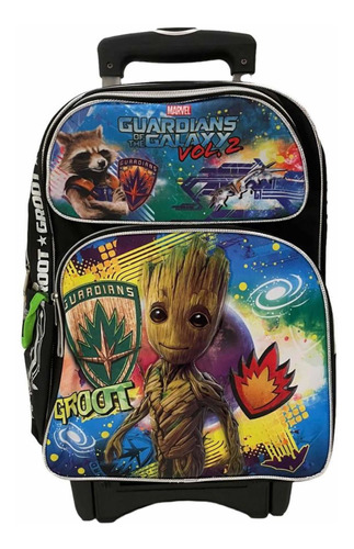 Mochila Groot Guardianes De La Galaxia Llantas Gel